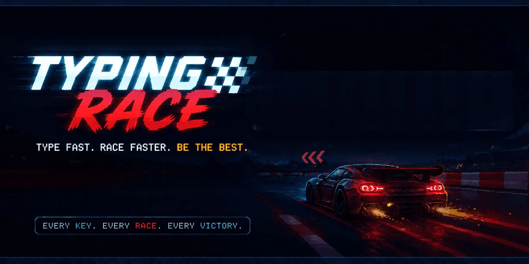 Play Typing Race — Multi-player car racing typing game online